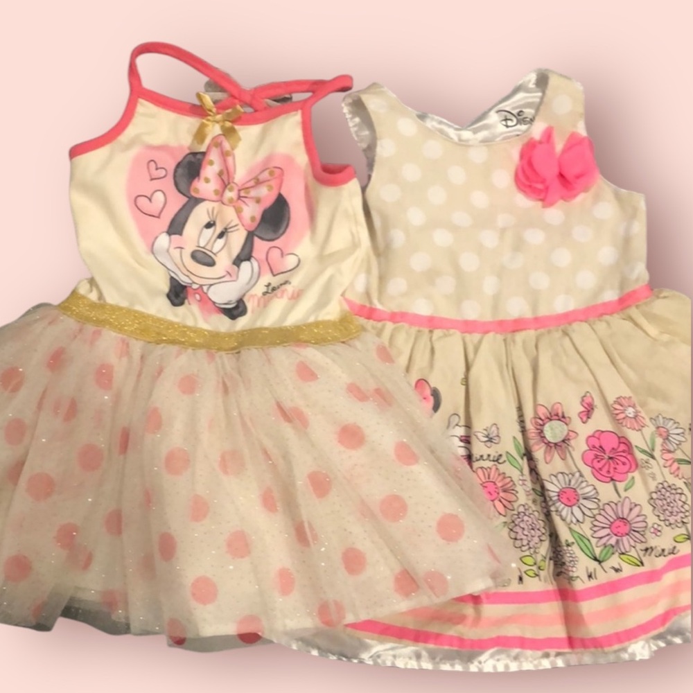 Set of 2. Disney Toddler Girl Party Dress Set. Size 2T